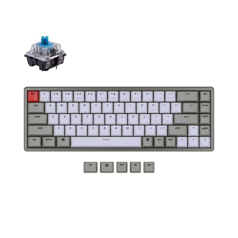 Keychron K6 Non-Backlight Wireless Mechanical Keyboard - Image 5