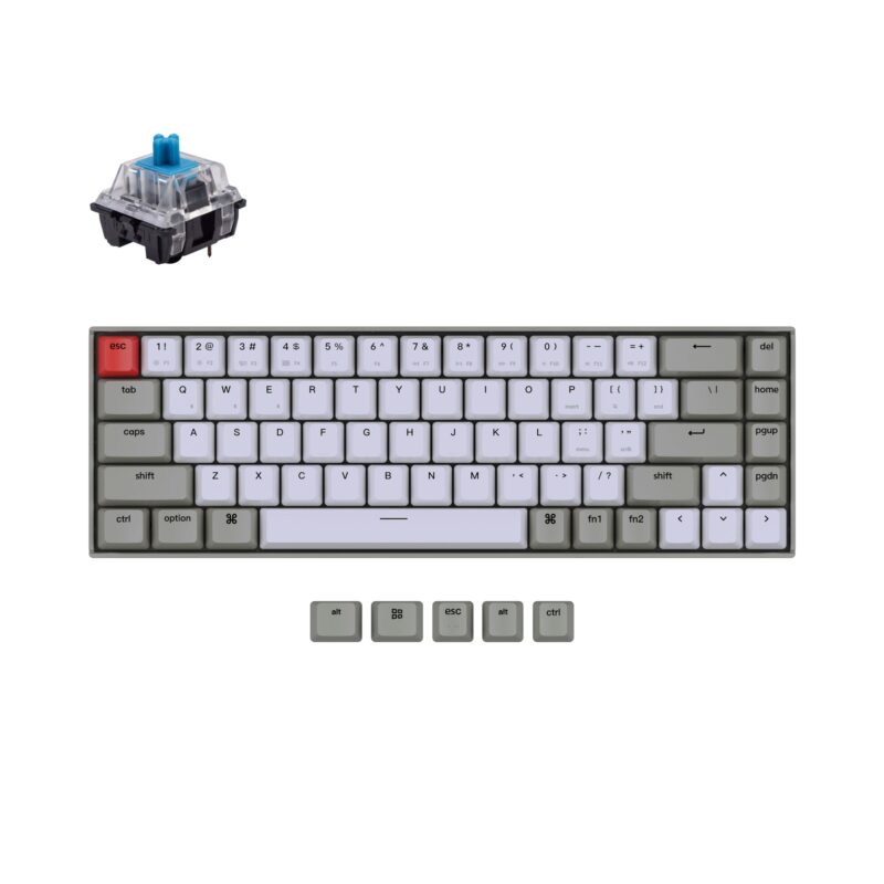 Keychron K6 Non-Backlight Wireless Mechanical Keyboard - Image 2
