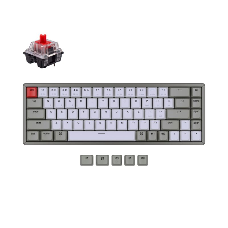 Keychron K6 Non-Backlight Wireless Mechanical Keyboard - Image 4